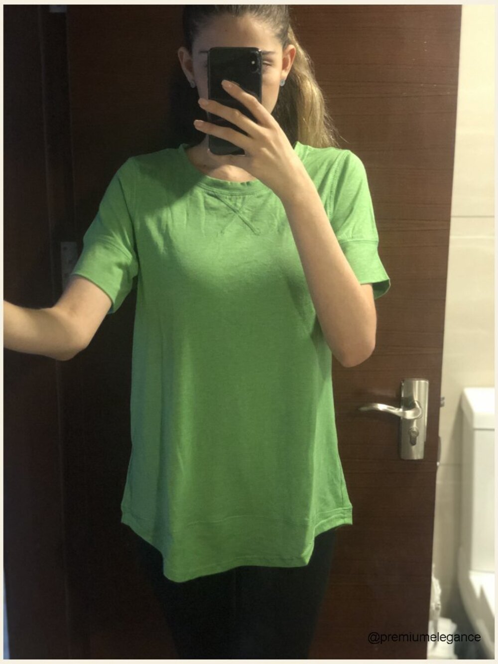 Short Sleeve Side Split Casual Loose Tunic Top - Picture 7 of 7